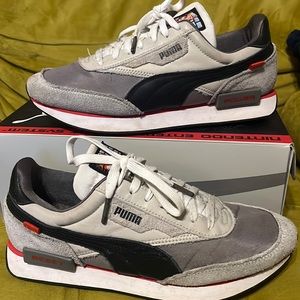 SuperMario leather Puma shoes.